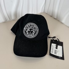 Versace Medusa Head Black Cotton Baseball Cap size 58 picture