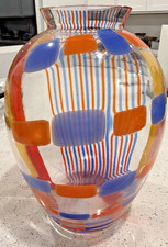 Vintage Carlo Moretti Murano Art Glass Vase picture