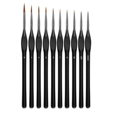 Professional Miniature Paint Brush Set for Warhammer 40K, Dnd, Citadel & Scale M picture