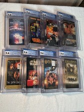 CGC 9.4 LOT OF 8 VHS STAR WARS, HARRY POTTER, LORD OF THE RINGS + More picture