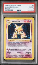 Alakazam Holo 1 Game Base II Pokemon PSA 6 picture