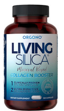 Living Silica ORGONO Mineral-Based Collagen Booster Capsules | Silica-Based 120 picture