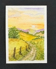 Sherrie Porter Original Watercolor ACEO 