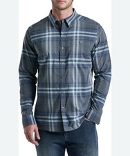 Kuhl Men's Fugitive Longsleeve in Steel Blue Sz: M NWT picture