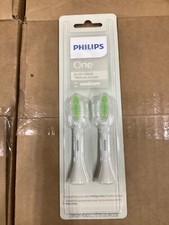 Philips One by Sonicare 2pk Brush Heads, Replacement Heads Mint BH1022/07 picture