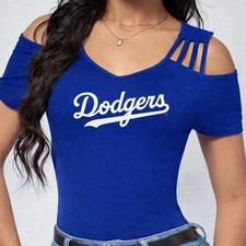 Dodgers woman Top Sizes S To XL picture