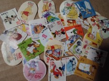 Collection lot 35 different recent Disney stamps of Japan picture