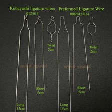 Dental Orthodontic Wire Preformed Kobayashi Ligature Ties Long Short Twist Wires picture