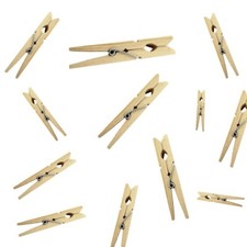 60 PCS Wooden Clothespins Heavy Duty Wood Clips for Laundry Crafts Photos picture