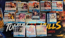 Rocks.D.Xebec OP17 Ready To Play Custom Prebuilt Blue Deck - Missing Secs & SRs picture