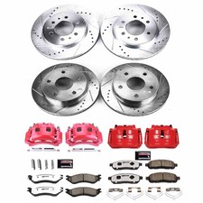 PowerStop Z36 Truck and SUV Ceramic Brake Pad, Drilled & Slotted Rotor, and Cali picture
