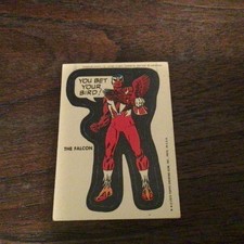 Vintage 1975 Marvel Sticker The Falcon picture