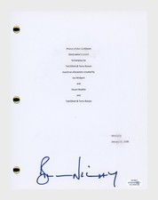 Bill Nighy Signed Pirates of The Caribbean Dead Man's Chest Script Cover ACOA picture
