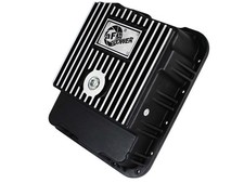 46-70242 aFe POWER Pro Series Transmission Pan Black w/ Machined Fins GM Trucks picture