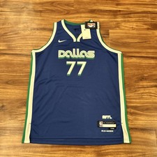 Dallas Mavericks Jersey Mens XL Blue NBA Basketball Luka Doncic 77 Nike picture