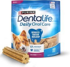 Purina Dentalife Daily Oral Care Chicken Flavor Small/Medium Breed Dog Dental 40 picture