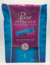 Poise Impressa Bladder Support Tampons, Size 1, 21 Count, 2029🎈FREE SHIPPING🎈 picture