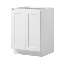 Uimoso White Shaker Base Cabinet, 24