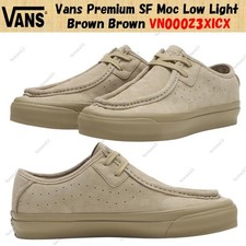 Vans Premium SF Moc Low Light Brown Brown VN000Z3XICX Men's Size picture