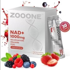 ZOOONE 1000mg NAD+ Berry Flavor Drink Mix for Skin Aging Support, Energy picture