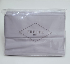 Frette Francine King Sheet Set Grey Cliff Cotton Sateen Made In Italy picture