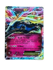 Pokemon TCG Xerneas EX 97/146 XY Full Art Holo Ultra Rare - Heavily Played picture
