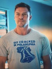 Get Cracked in Philadelphia T-Shirt, Vintage Liberty Bell Graphic Tee picture