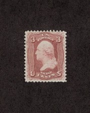 US Scott # 65 - MH,OG -  XF/S  CV=$400 Nice looking stamp picture