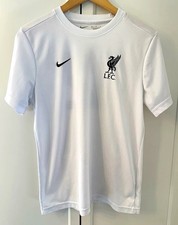 Nike Liverpool FC Dri-FIT Soccer Jersey White/Black Size M #12 picture