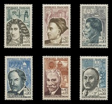 FRANCE Sc# B359-64, 1962 FAMOUS FRENCHMEN - F-VF NH picture