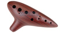 Premium 12-Hole Alto C Ocarina Flute - Wood-simulated ABS picture