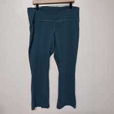 Lululemon Womens Align Mini Flare Pant Teal Sz 18 Short 28