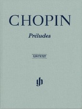 Chopin Preludes Sheet Music Piano Solo Hardcover NEW 051480883 picture