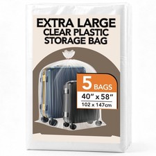 40 x 58 Inches 2 Mil Clear Plastic 40