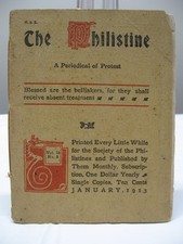 1913 January The Philistine A Periodical Of Protest Elbert Hubbard picture