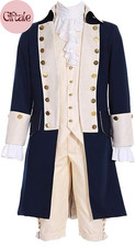 Men'S Colonial Hamilton Colonial Military Costume Musical Hamilton Alexander Ham picture