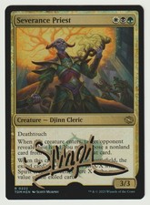 Signed FOIL Severance Priest Proof MP Artist Scott Murphy MTG Magic AP #11/50 picture