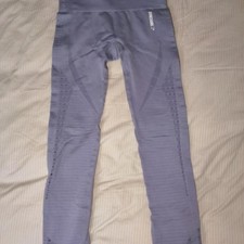 Lilac gray purple gymshark leggings picture