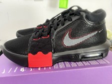 Nike LeBron Witness 8 “Bred” Black University Red FB2239-005 Men’s Size 9 picture