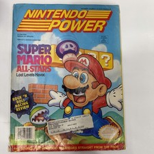 Nintendo Power Magazine Volume 52 Super Mario All Stars With Cards. No Poster ✌️ picture
