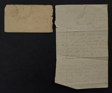 1863 antique CIVIL WAR SOLDIER LETTER alexandria va WILLIAM ROGERS wife  picture