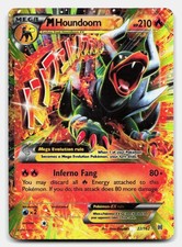 M Houndoom EX 22/162 Holo EX Rare BREAKthrough Pokemon NM picture
