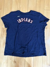 Nike MLB Cleveland Indians Navy Blue T-Shirt - Men's XXL picture