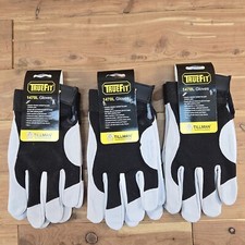 3 Pair Tillman 1470 L TrueFit Top Grain Goatskin Performance Work Gloves picture