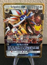 Pokemon TCG/  Solgaleo GX 89/149  Ultra Rare Full Art Holo 30th Celebration picture