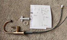 Brizo 61374LF-H-GL Rook Instant Hot Faucet with Arc Spout - READ picture