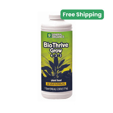 General Hydroponics General Organics BioThrive Grow 1 QT , 1 Gal , 2.5 Gal , 6 G picture