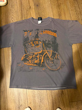 Harley-Davidson Men’s Gray Graphic Logo Crew Neck Short Sleeve T-Shirt L picture