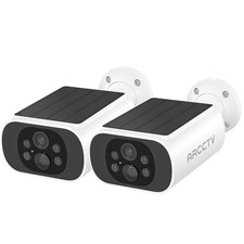 ARCCTV 2Pack Wireless Security Camera Outdoor Solar Battery WiFI 4MP Home IP65 picture