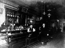 Saloon Ca 1890S Large Size Photograph Of Saloon Has Very Nice Fron- Old Photo picture